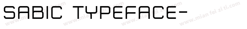 SABIC Typeface字体转换